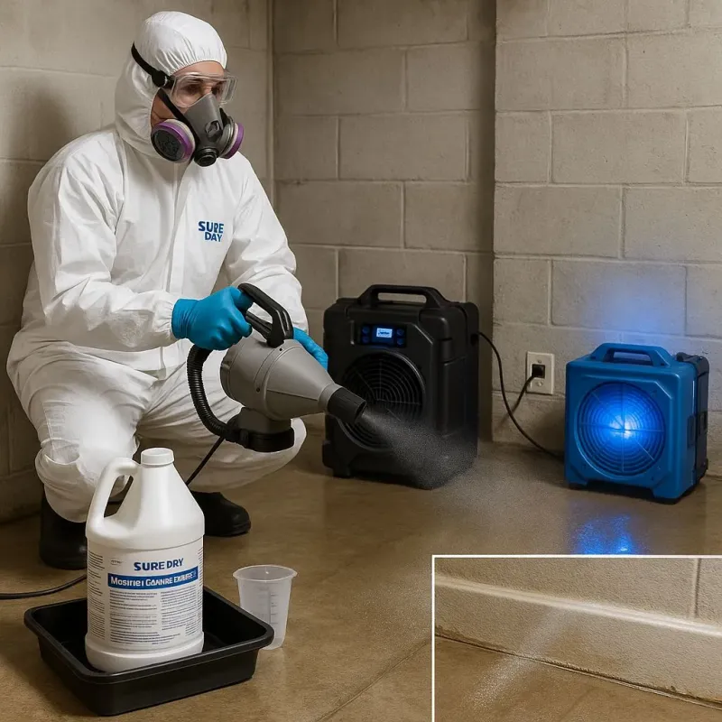 Sanitization and Odor Removal process in Longview, NC