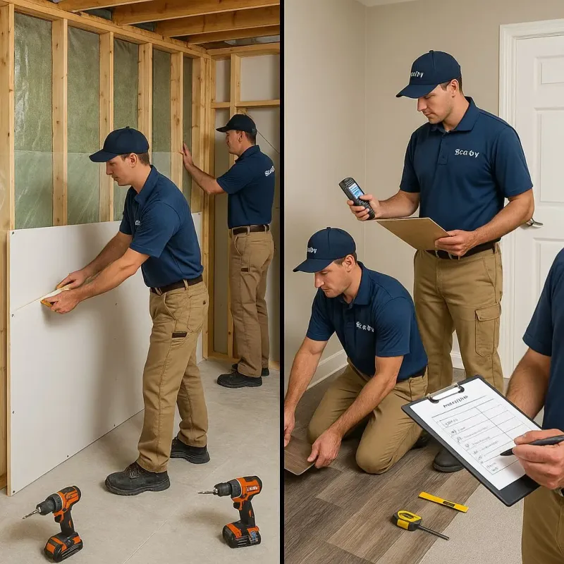 Repairs and Reconstruction process in Longview, NC