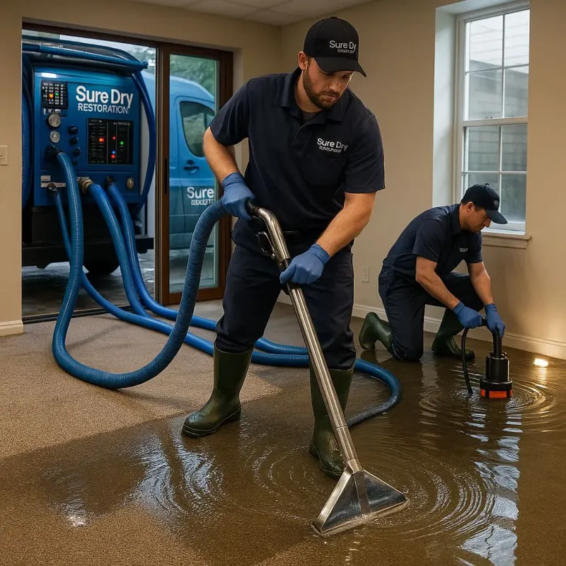 Water Extraction and Removal process in Longview, NC